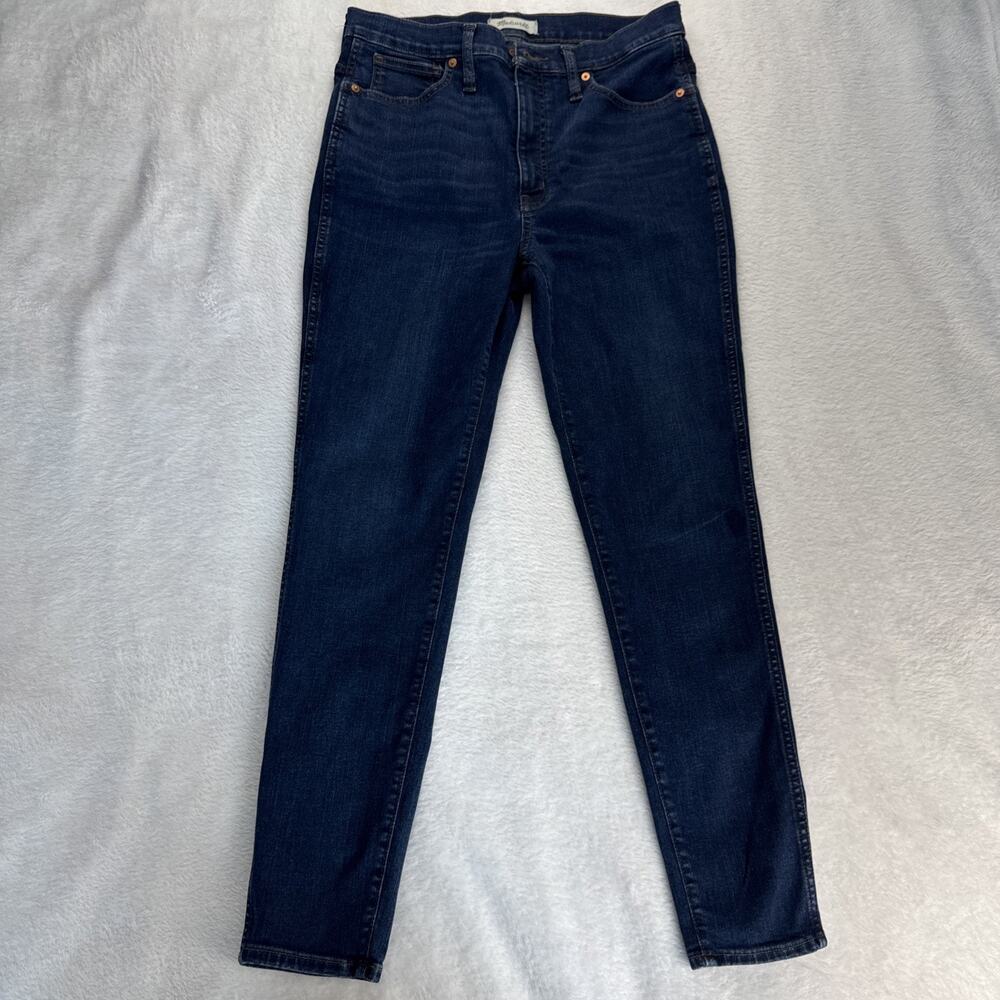 Madewell Women 10” High Rise Skinny 30 Denim Blue